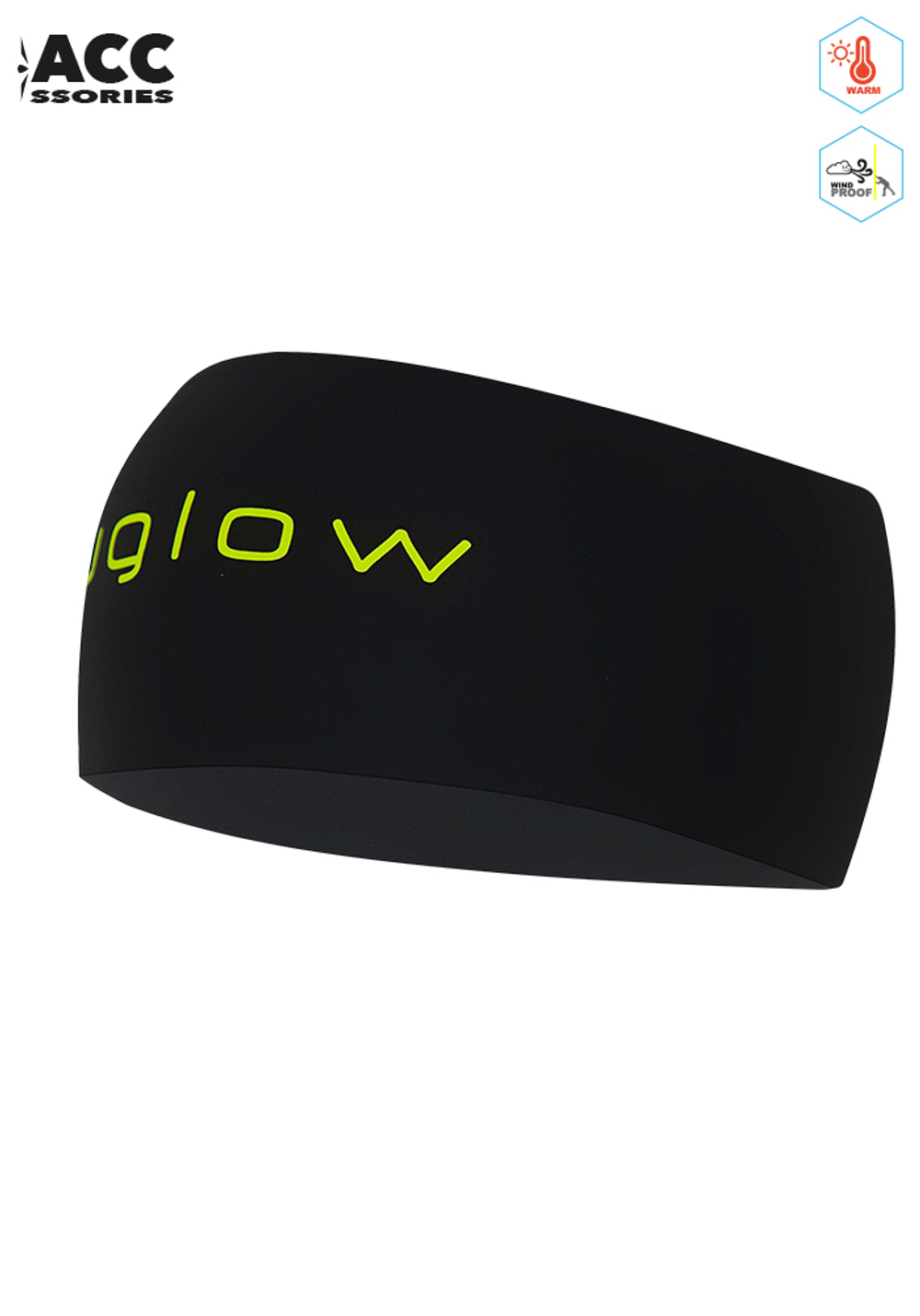 ПОВЯЗКА RUN HEADBAND | BLACK YELLOW