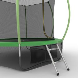 EVO JUMP Internal 8ft (Green) + Lower net. Батут с внутренней сеткой и лестницей, диаметр 8ft (зеленый) + нижняя сеть