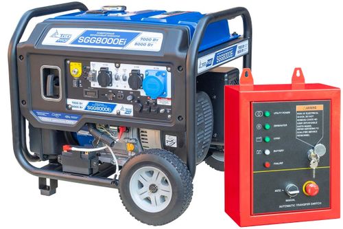 Бензогенератор инверторный ТСС SGG 8000Ei - [7 кВт / 220В] с блоком АВР