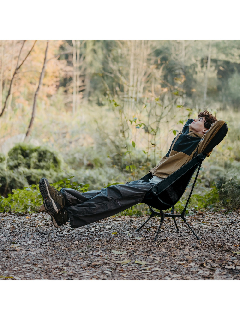 Кресло туристическое Naturehike Yamami YL01 складное, 55х54х73,5 см, до 180 кг, черное