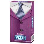 Презервативы ребристые Vizit Ribbed (12 шт )