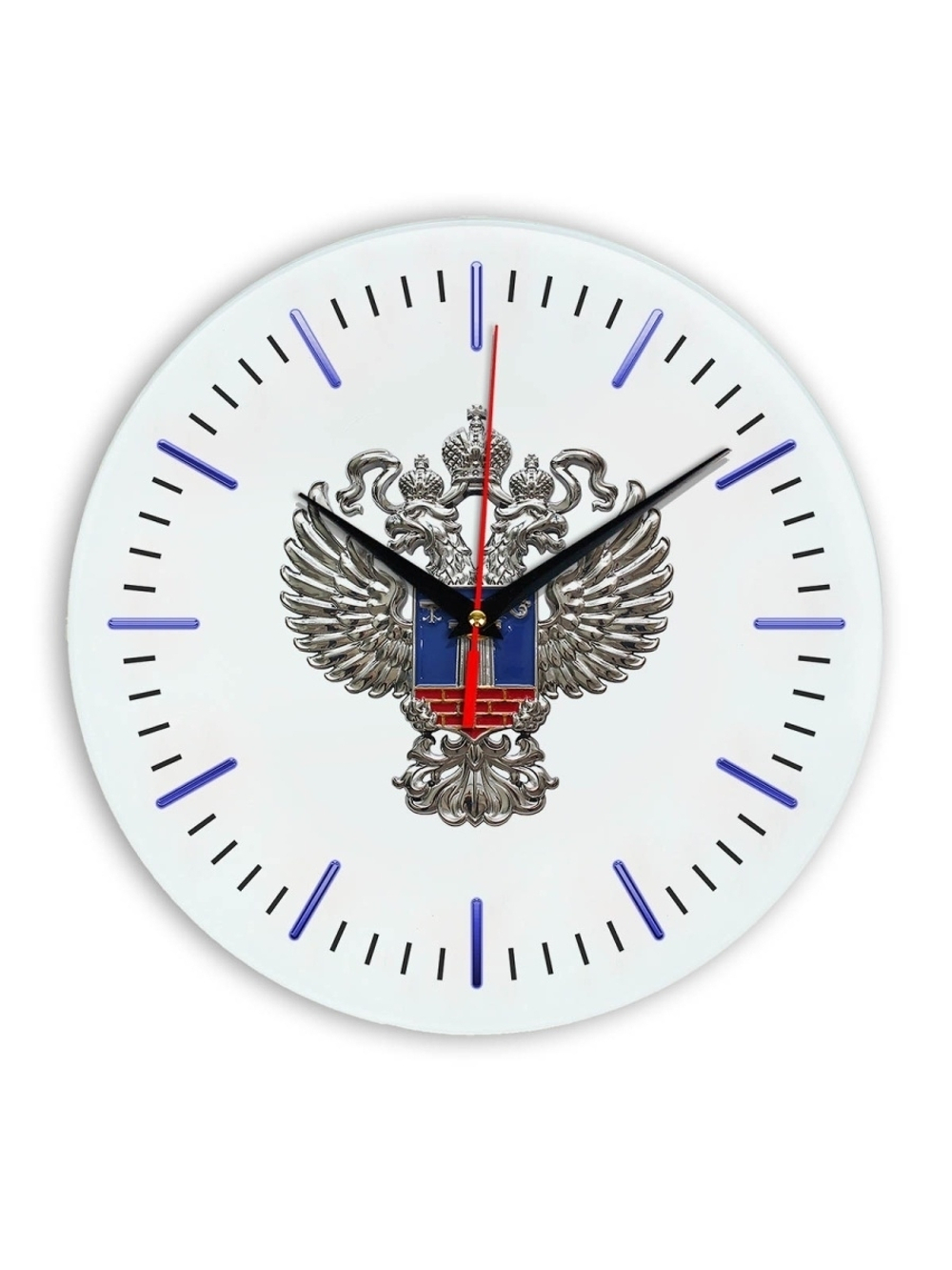 Настенные часы "Эмблема Минстрой 02 52" Декор для дома, подарок