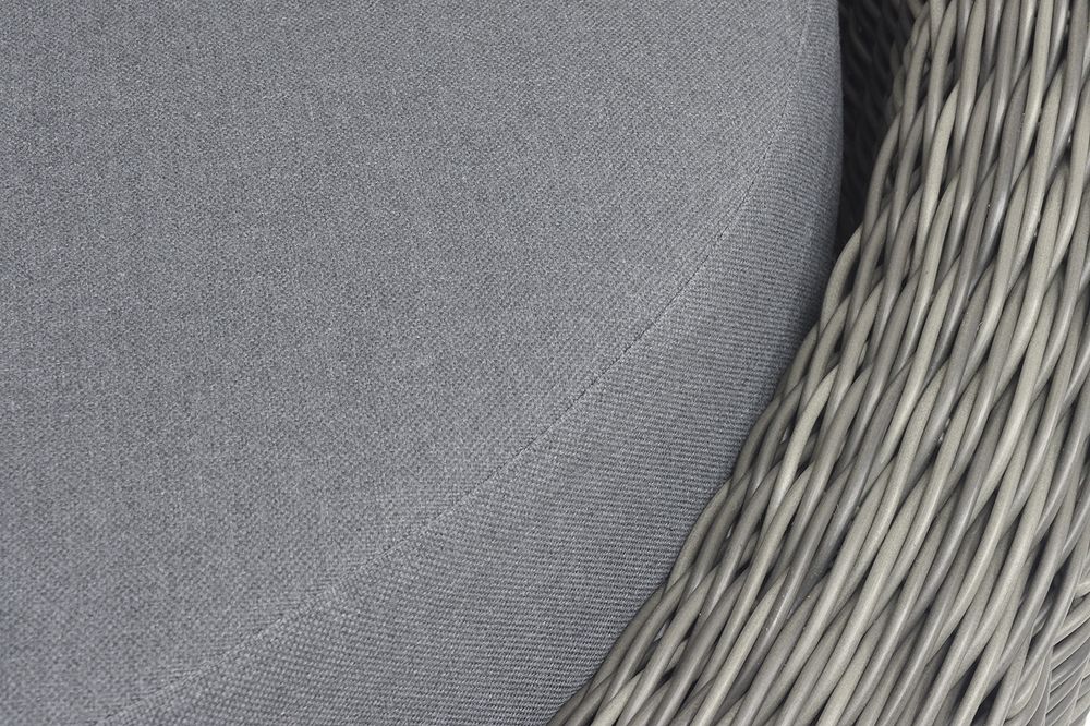 "Барселона" кресло из искусственного ротанга, цвет графит