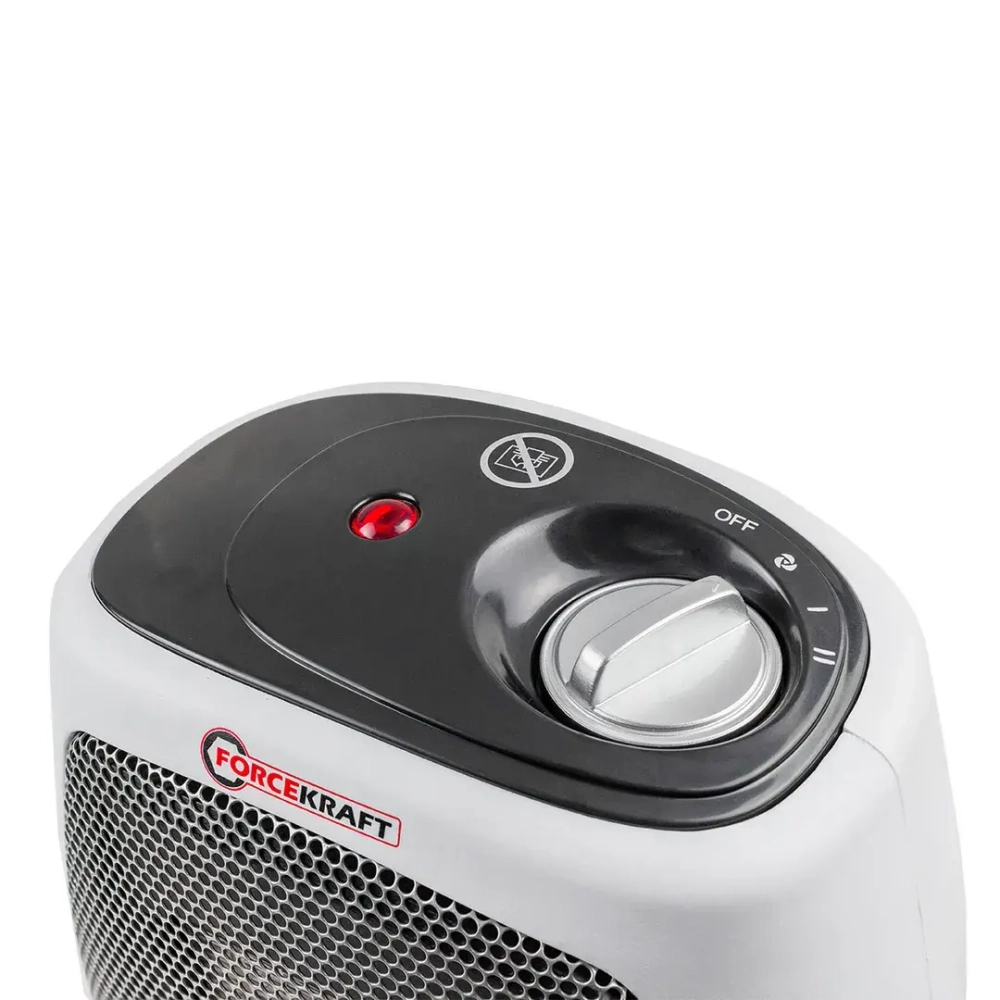 Тепловентилятор электрический (220V,1500W,S обогрева 15м?,защита от перегрева) FORCEKRAFT FK-FH03