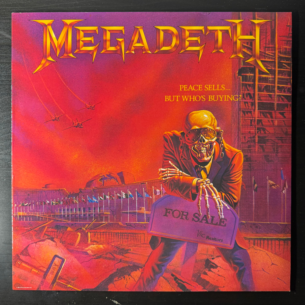 Megadeth ‎– Peace Sells... But Who's Buying? (Европа 1986г.)