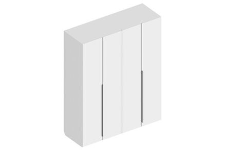 МС "Альте" Шкаф 4-ств (Белый лофт), Велес, г. Туймазы