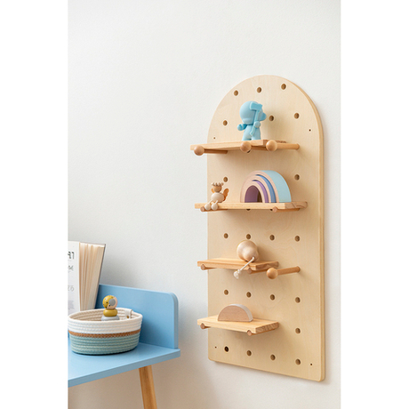 Полка настенная 38х80см Bergenson Bjorn Shely светлое дерево