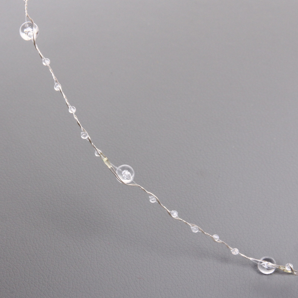 Гирлянда для дома «Льдинка» на батарейках 2,0 м 20 ламп LED, 3 реж, IP-20, Зеленый