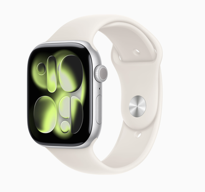 Часы Apple Watch Series 11 46mm GPS Aluminum Case with Sport Band M/L Starlight