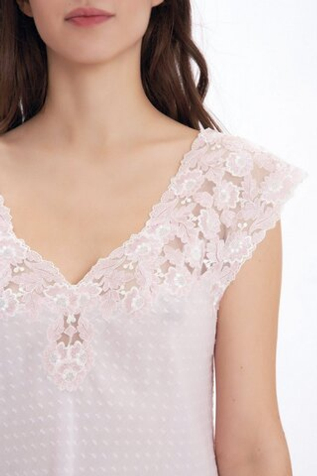 Ночная сорочка Flora Lastraioli Lady Derby pink розовая