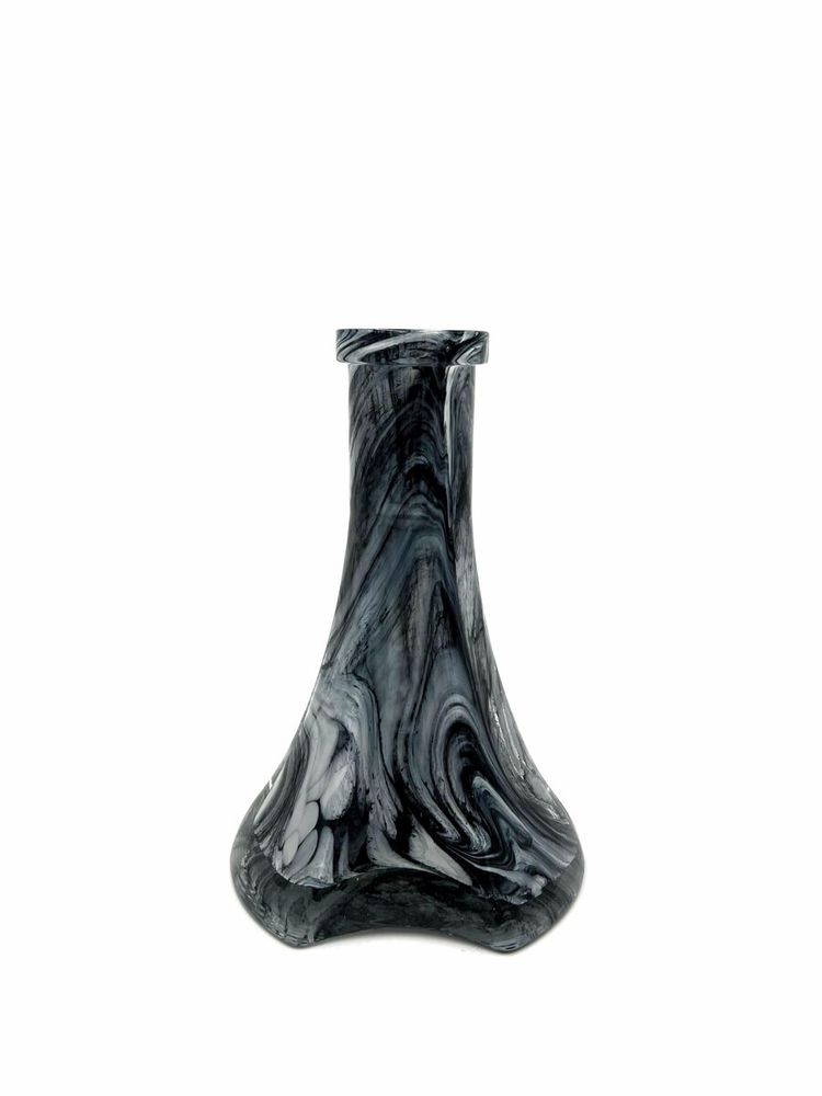 Wazon VG Pyramid black and White Marble