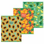 Тетрадь А4, 96 л., STAFF "Basic" скоба, клетка, офсет №2 ЭКОНОМ, обложка картон, "Fruity", 404069