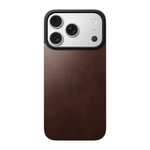 Кожаная накладка MagSafe Nomad Horween Magnetic Leather Back для iPhone 17 Pro Гибридная накладка на заднюю панель из натуральной кожи Horween