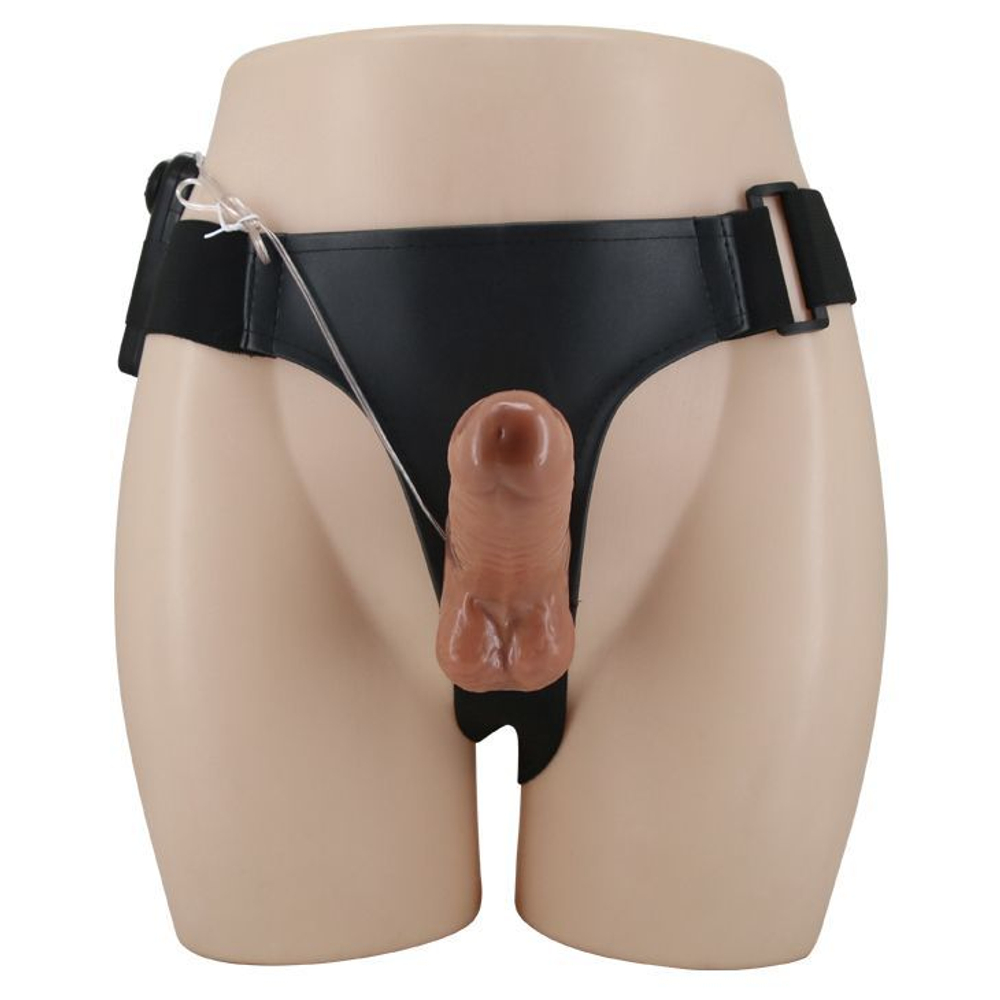 Страпон Baile Ultra Passionate Harness с вибрацией, 16 см