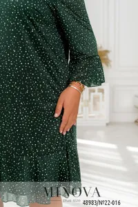 Платье 22-016-зеленый Minova