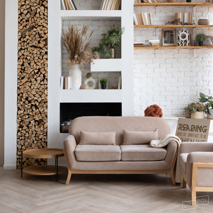 SPC ламинат елка VinilPol Herringbone 7 мм 9944 Паркет Палладио