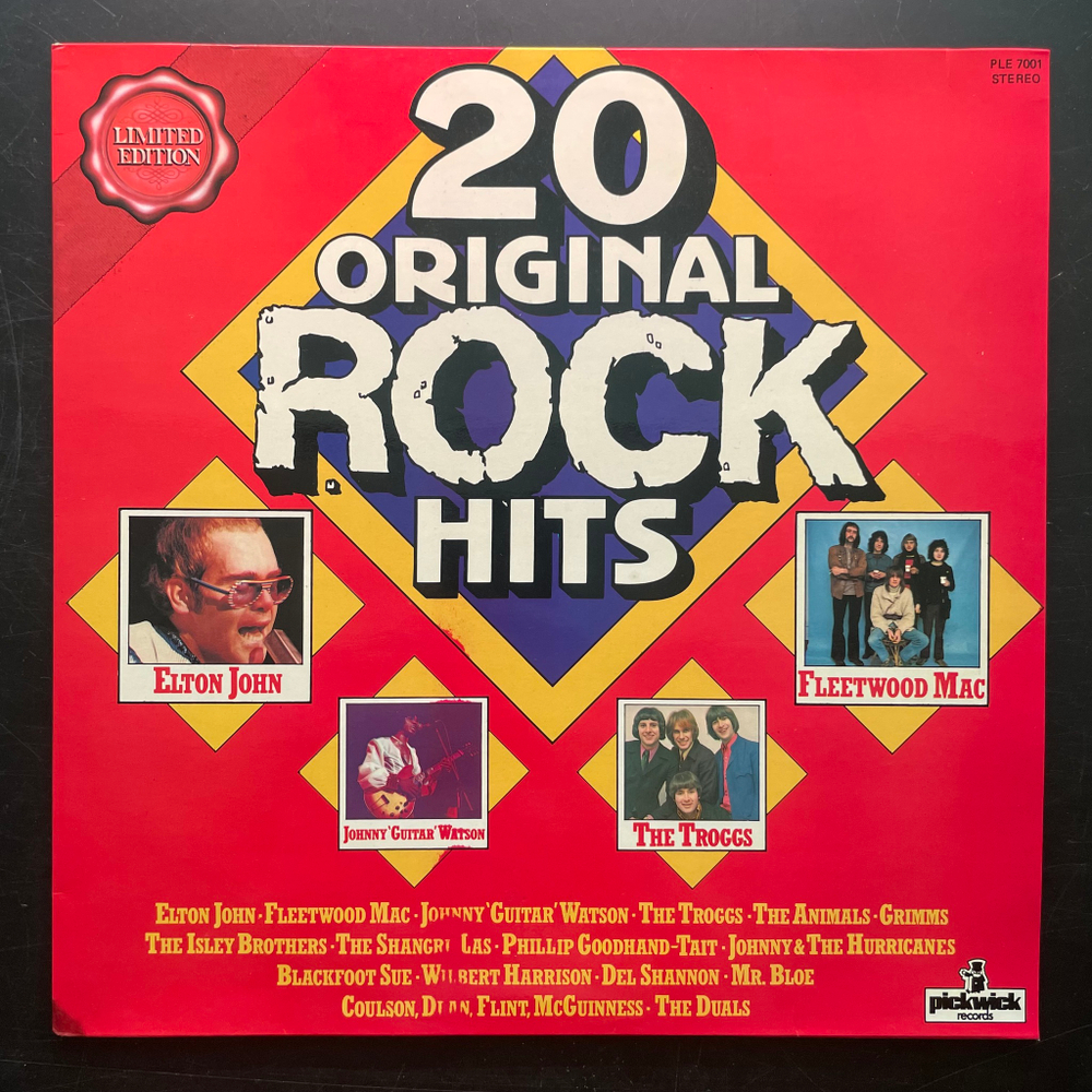 Сборник 20 Original Rock Hits (Франция 1976г.)