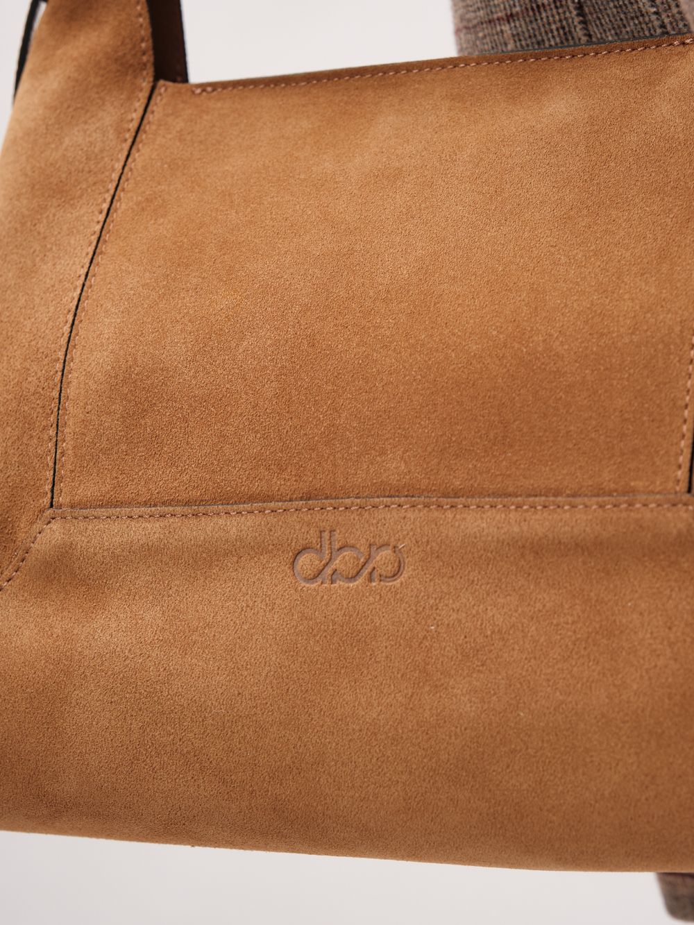 Замшевая сумка Mosaic DBR 31376 светло-коричневый