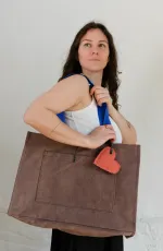 Сумка Aika Bags Шопер канвас шоколад