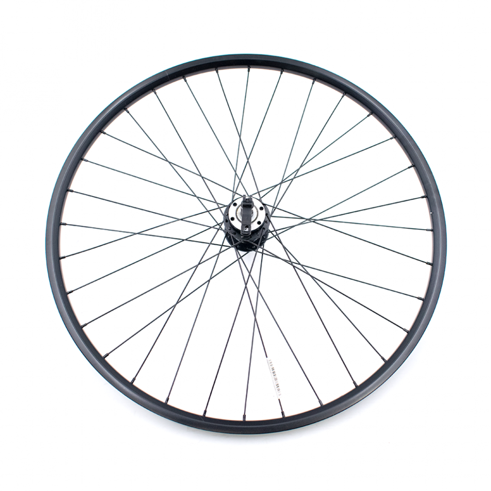 Колесо заднее, 27,5'', втулка WZ-A208R, 32 отв., 135 мм, 10 мм (эксц), под диск (6 болтов), под трещ