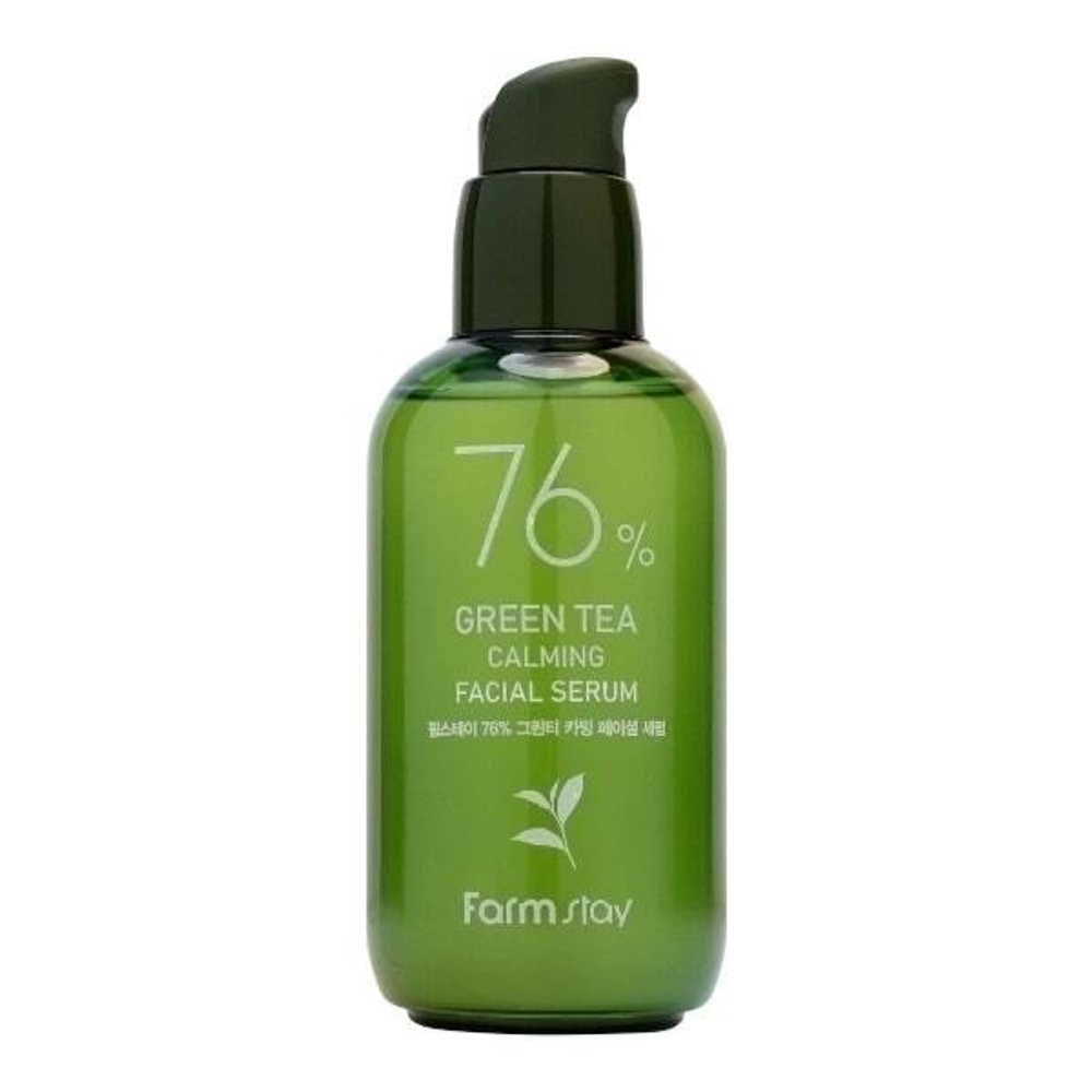 Сыворотка для лица с зеленым чаем 76 % FarmStay Green Tea Calming Facial Serum Срок сентябрь 2025