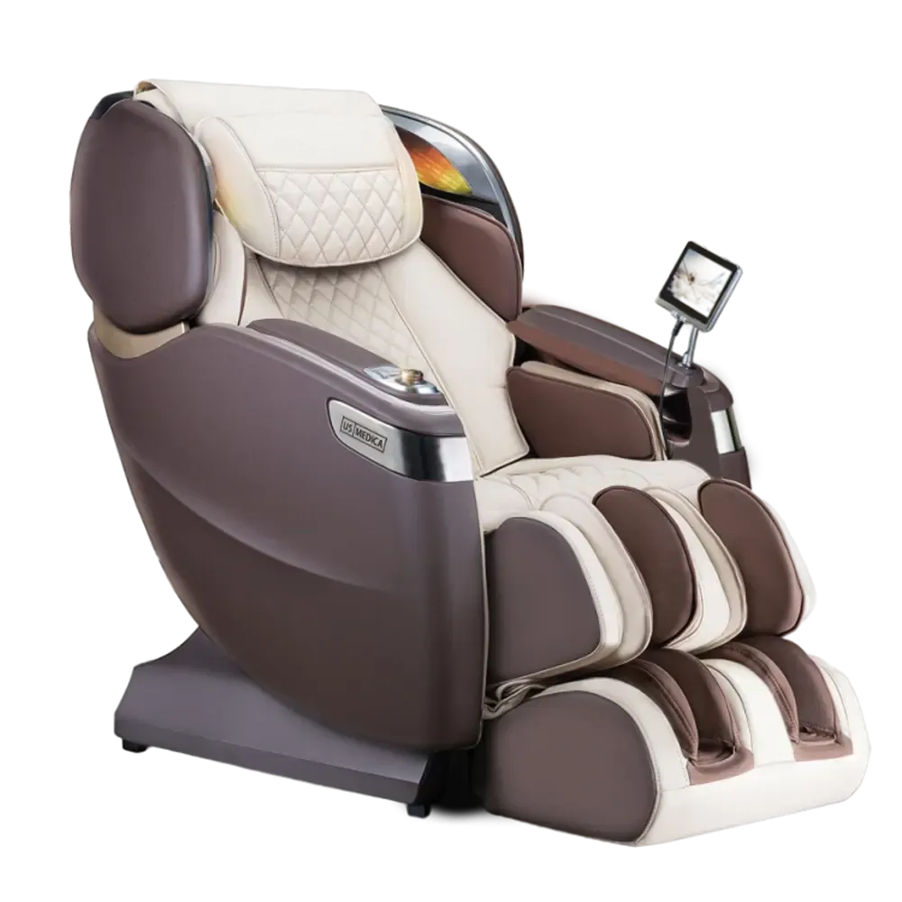 Массажное кресло US MEDICA Jet коричневое