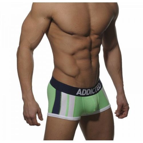Мужские трусы боксеры мятные Addicted mint sportive stripes boxer