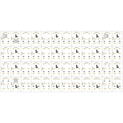 Лист LX-480-2835-576-24V White-MIX CRI90 (240mm, 15W, IP20) (Arlight, -) 028844