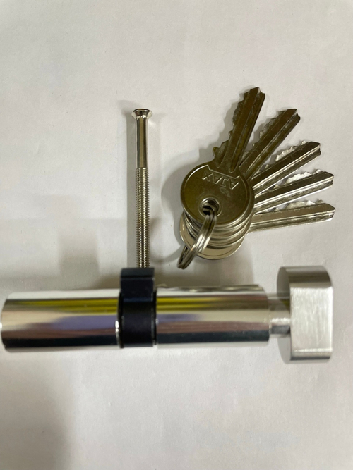 Личина 70мм AЯКС ключ-вертушка хром