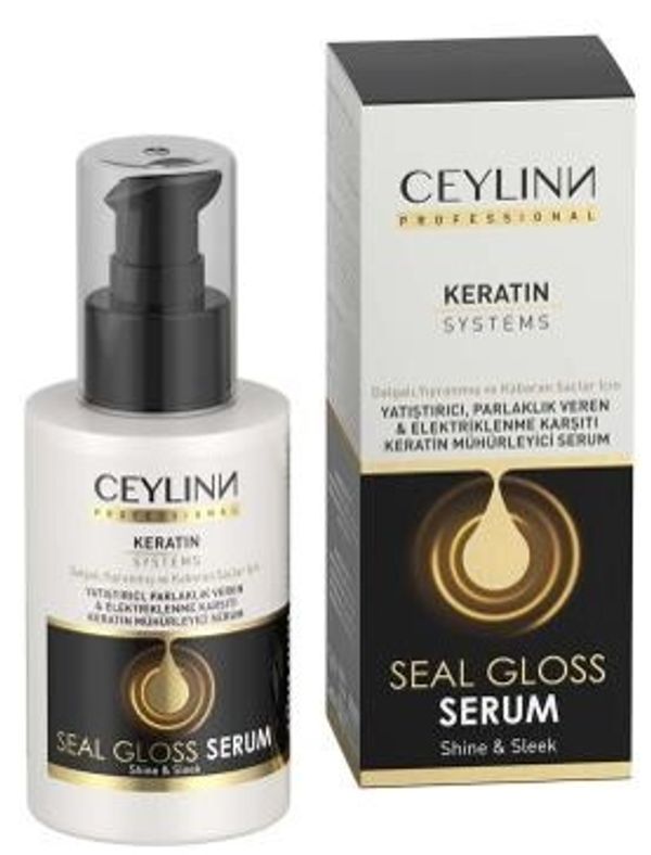 Сыворотка для волос CEYLINN SEAL GLOSS с кератином, 100 мл