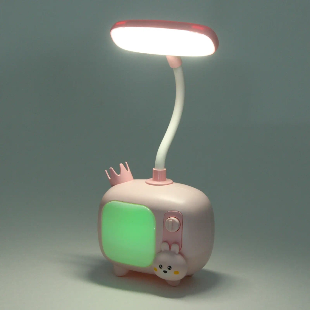 Настольная лампа «Sweet - TV time» LED, USB 0.6-4.2W 5V, Розовый