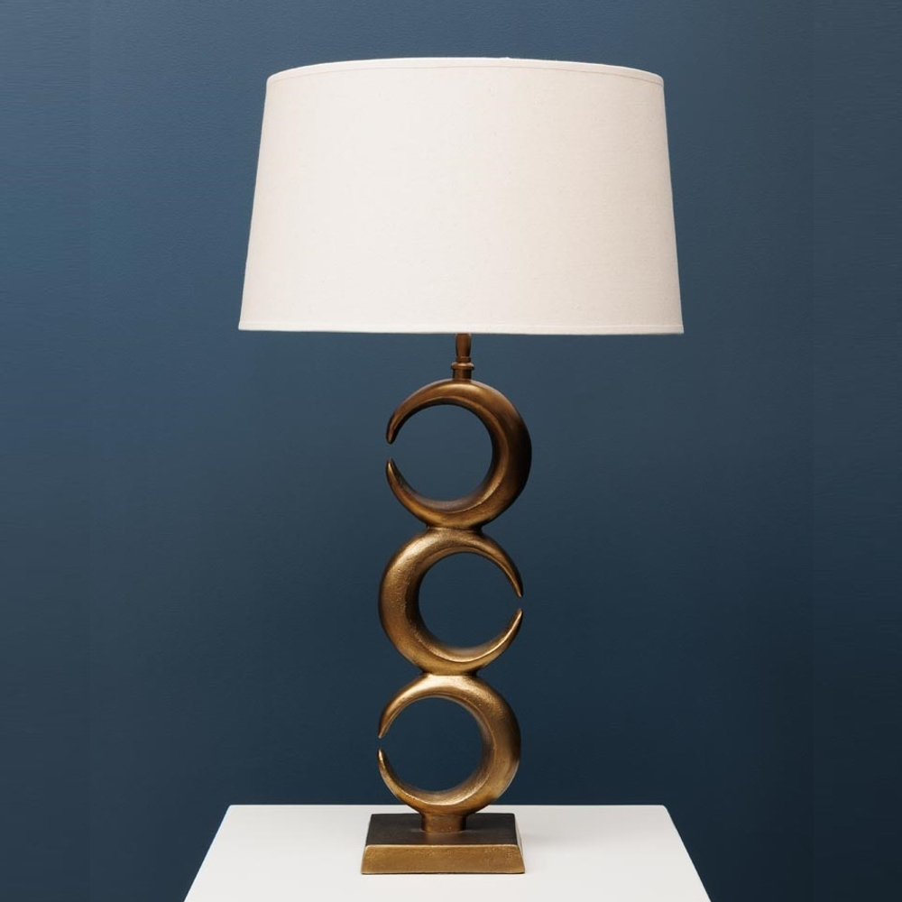 Лампа с абажуром Луны 73 см