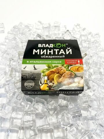Минтай обжаренный в итальянском соусе 160 гр