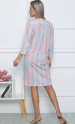 Халат на пуговицах М612