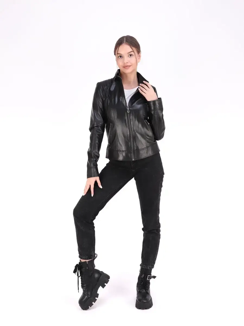 Куртка женская из натуральной кожи