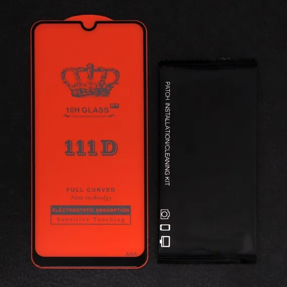 Защитное стекло 2.5D TFN для Samsung M22, полный клей, черное