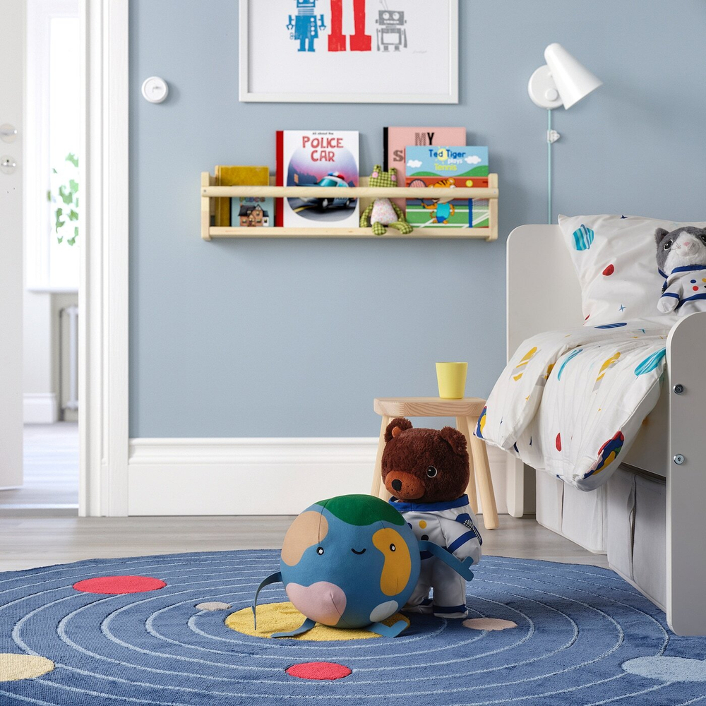 IKEA AFTONSPARV  (ИКЕА АФТОНСПАРВ)  -  Плюш, цвет земли/мультиколор