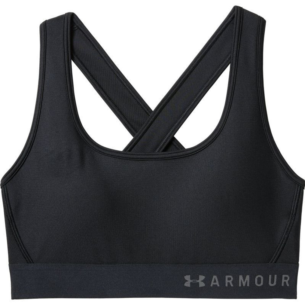 ТОП теннисный Under Armour Mid Crossback - черный
