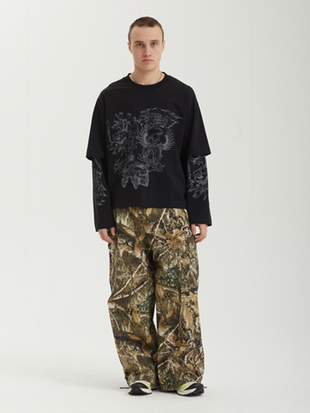 Мужские Брюки Ripstop Cargo Shirring Balloon