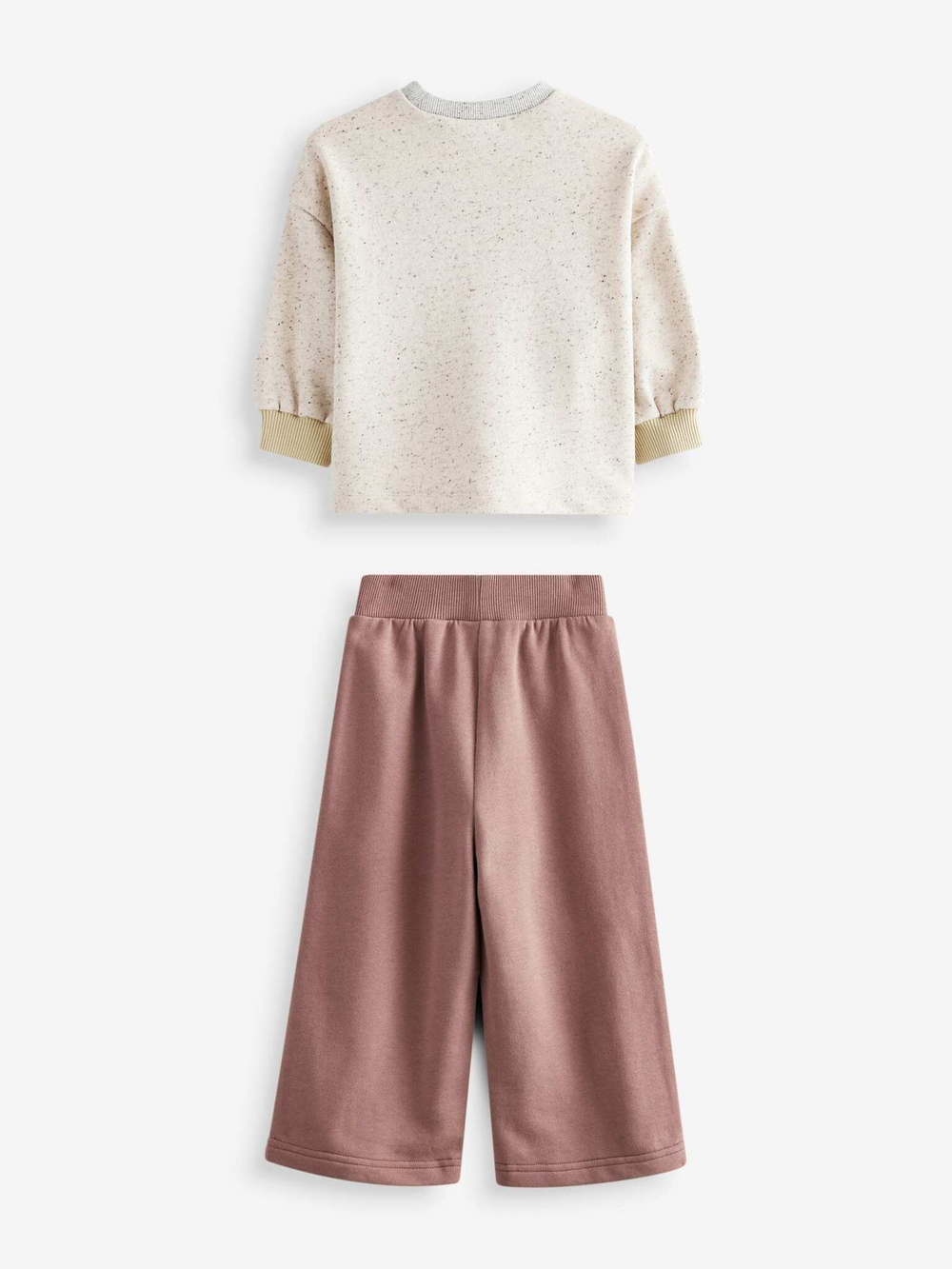 Толстовка и брюки в комплекте для девочки Next 385-969, Кремовый, Коричневый