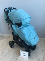 Коляска прогулочная Babalo 2024 Озёрный текстиль на белой раме