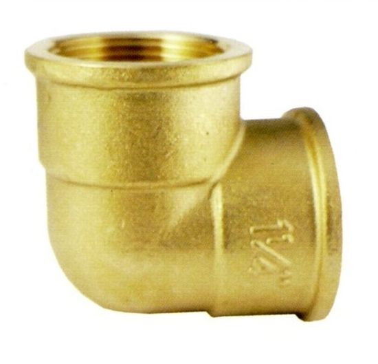 Уголок латунная 1 1/2" ВР-ВР TIM