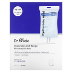 Dr. Oracle, Hyaluronic Acid Recipe, увлажняющая синяя косметическая маска, 10 шт., 25 мл (0,84 жидк. унц.)