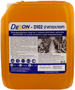 Дезон D102 (гипохлор) Концентрат, пенное. 5,0 кг.