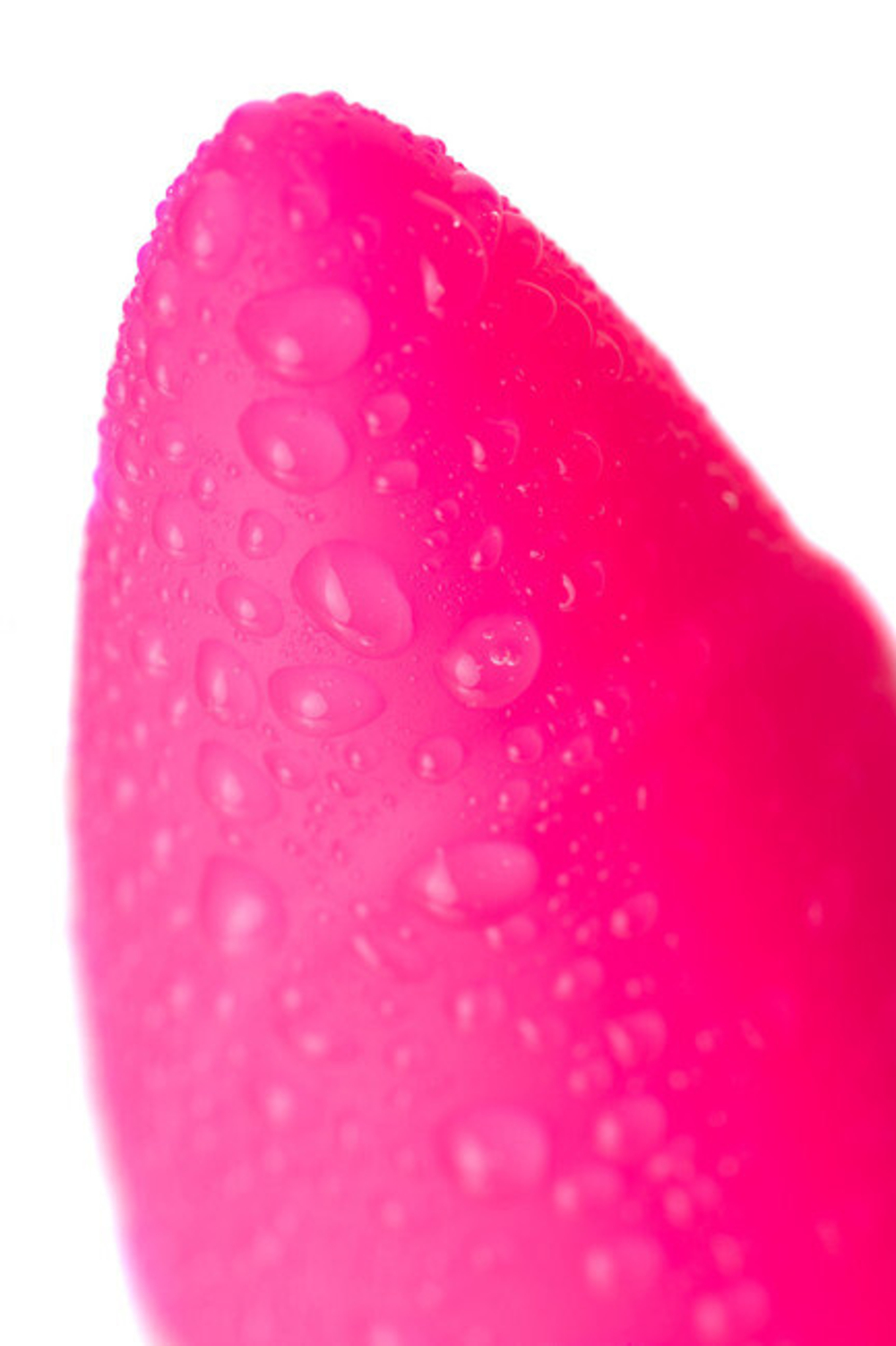 Большая силиконовая пробка на присоске Popo Pleasure, (10 см) (Цвет: ярко-розовый)