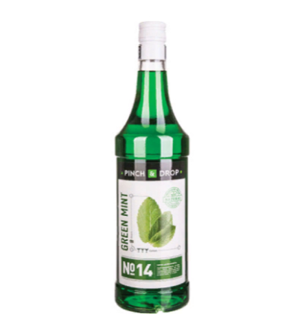 Сироп Зеленая мята «Pinch&Drop»; стекло; 1л; D=85, H=330мм