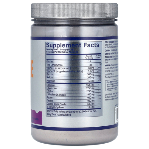 BodyTech, Elite, Ultimate BCAA, со вкусом винограда, 468 г (16,5 унции)