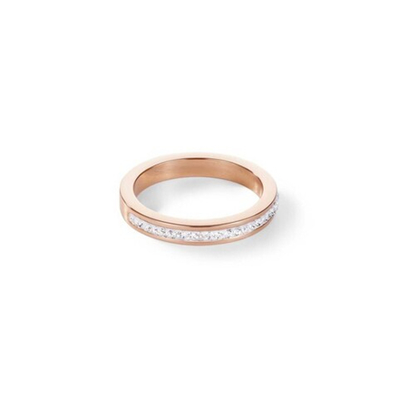 Кольцо Coeur de Lion Crystal 18.5 мм 0229/40-1800 58 цвет прозрачный, золотой