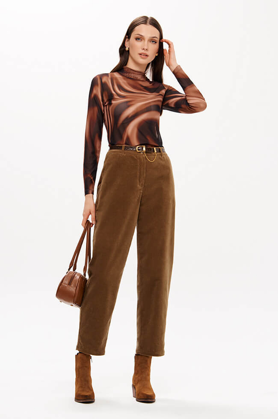 31202 Брюки женские (табачный)