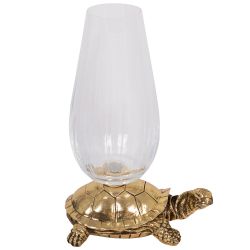 Ваза для цветов Черепаха Бронза